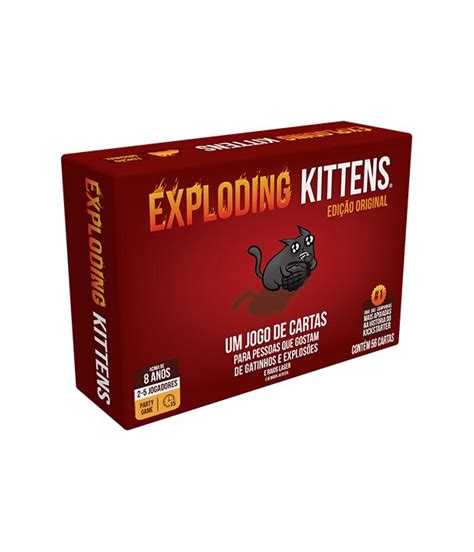 Exploding Kittens Edi O Revisada Boar Games Sua Loja Virtual De