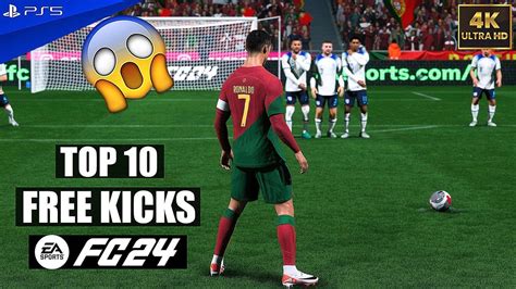 Ronaldo Free Kick Compilation Ea Fc Ps K Youtube