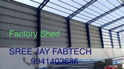 Prefab Mild Steel Industrial Factory Roofing Sheds At Rs 160 Sq Ft In