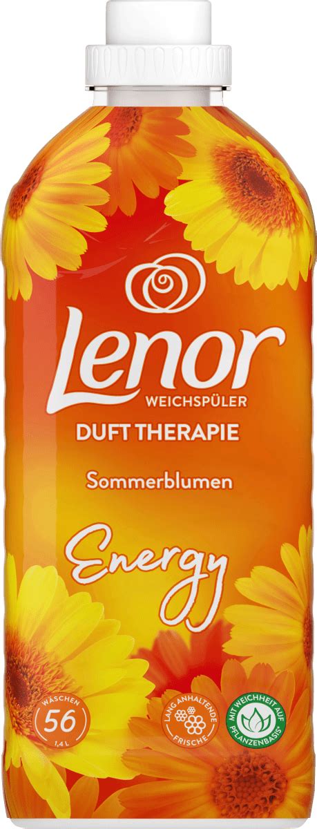 Lenor Weichspüler Sommerblumen 56 WL 1 4 l dauerhaft günstig online