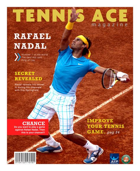 Tennis Magazine Cover By Ganchi On Deviantart