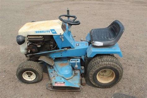 Homelite Riding Lawn Mower Lee Real Estate And Auction Service