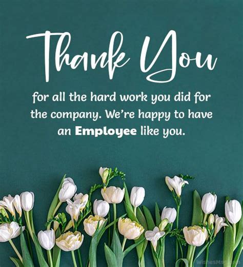 75 Best Employee Appreciation And Thank You Messages Artofit