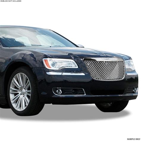 Topline For 2011 2014 Chrysler 300300c Mesh Front Hood Bumper Grille