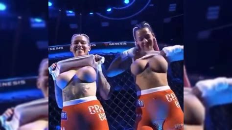 Mma K Mpferinnen Inked Dory Karina Pedro Zeigen Br Ste Erotikfan