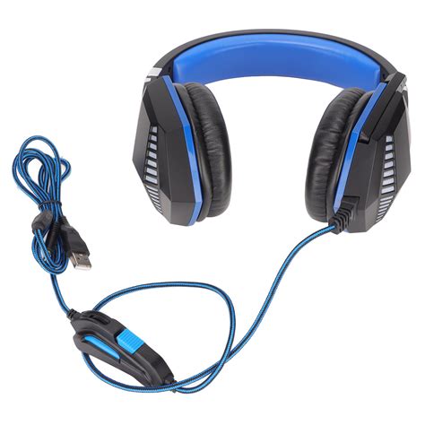 S510 Wired Gaming Headset Volume Control Luminous Surround Stereo Gaming Headphones With Mic For