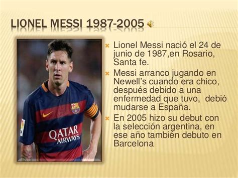 La Historia De Lionel Messi