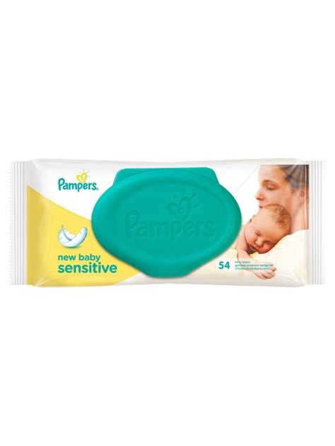 Детские влажные салфетки Pampers New Baby Sensitive 54 шт купить