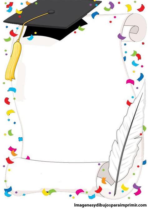 Graduation Border Templates