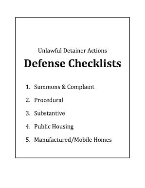 Fillable Online Unlawful Detainer Actions Fax Email Print Pdffiller