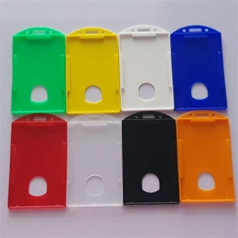 Jual Holder ID Card Frame Casing Tempat ID Card Holder Plastik Mika