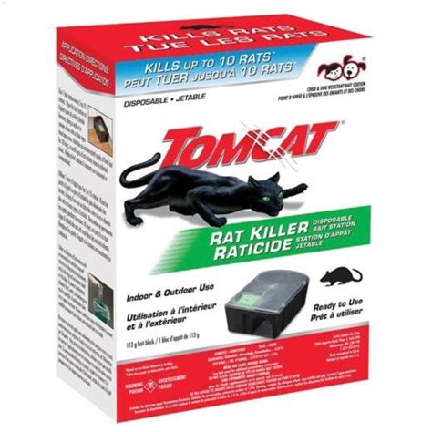 Tomcat 113 G Bromethalin Rat Killer Bait Station Rodent Control