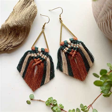 Macrame Earrings Diy Macrame Earrings Macrame Earrings Macrame Jewelry