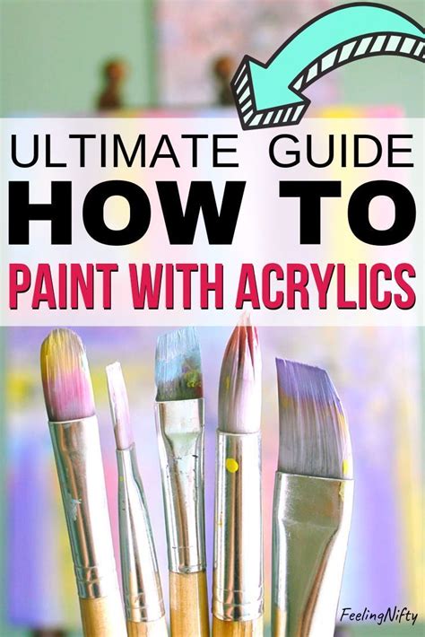 How To Use Acrylic Paint Ultimate Guide For Beginners Acrylic