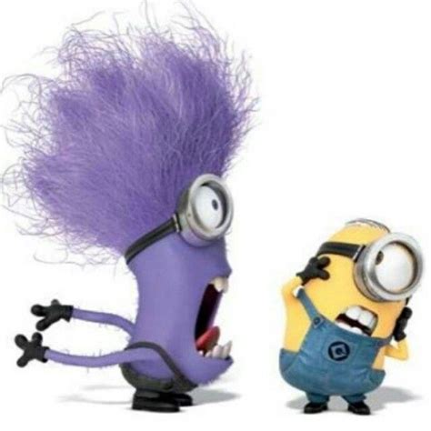 Purple Minion Scream Minions Purple Minions Evil Minions