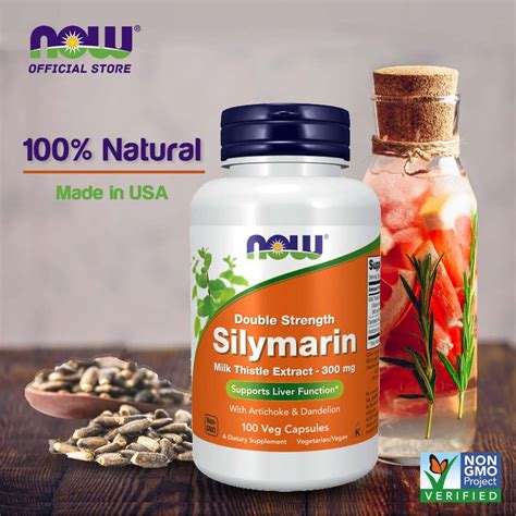 สินค้าพร้อมส่งliver Health Silymarin Milk Thistle Extract Shopee