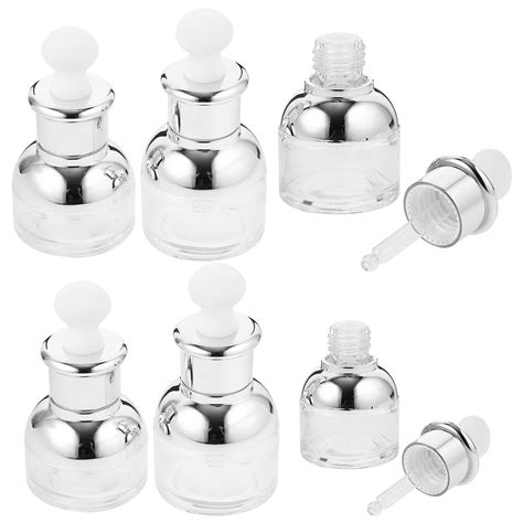 Yueyihe 6 Pcs Small Sample Empty Bottle Glass Containers For Liquids