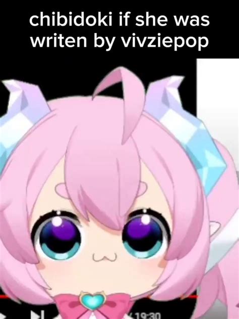 Chibidoki if she was writen by vivziepop - iFunny Brazil