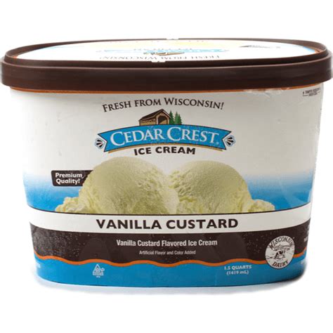 Cedar Crest Vanilla Custard Ice Cream Vanilla Sendik S Food Market