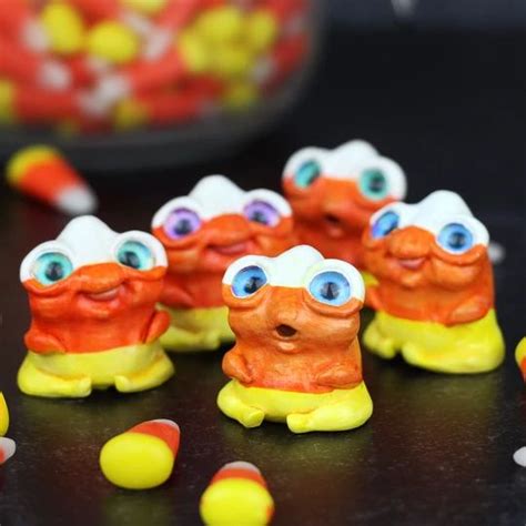 Enchanted Candy Corns Jackie Harder Art Halloween Art Clay Food