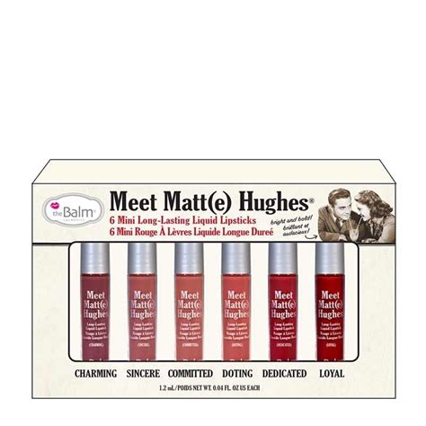 Thebalm Meet Matt E Hughes Minis The Balm Meet Matte Hughes Mini