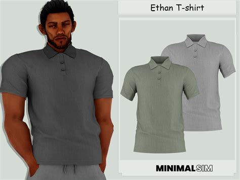 Couquett S Minimalsim Ethan Polo In Sims Sims Polo