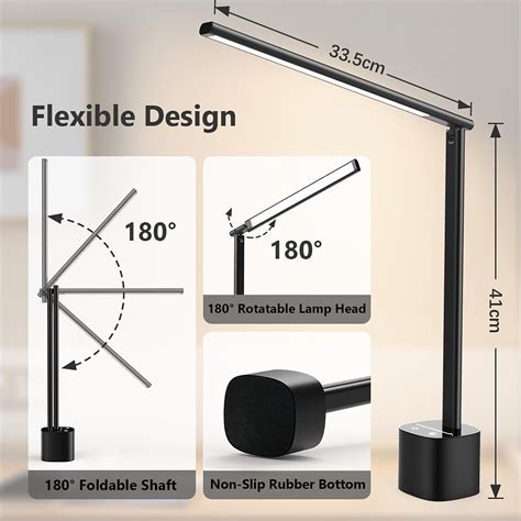 Bravzurg Led Schreibtischlampe Touch Dimmbar W Schreibtischleuchte