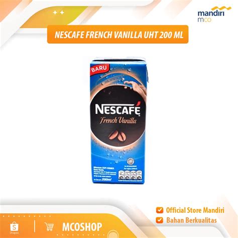 Jual NESCAFE FRENCH VANILLA UHT 200 ML Shopee Indonesia