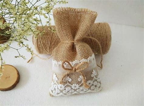 Sac Toile de Jute Personnalisé Mariage lot de 50 Jutes