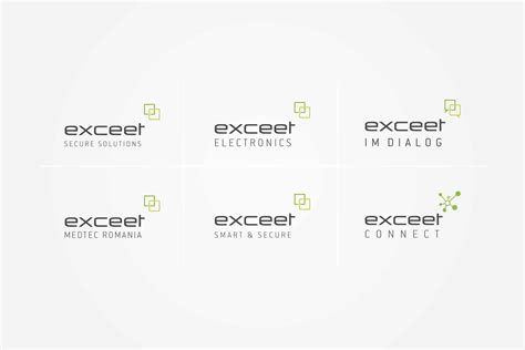 Exceet Group Corporate Design Logodesign Grafikdesign