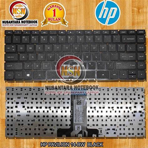 Jual Keyboard Laptop Hp Pavilion Bw Warna Hitam Black No Backlight