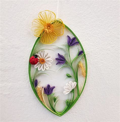 Quilling Blumenwiese Papier Quilling Karten Papier Quilling Blumen