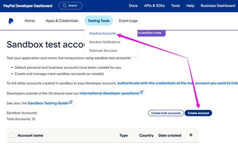 How To Create Paypal Payments Pro Sandbox Business Account Codexworld