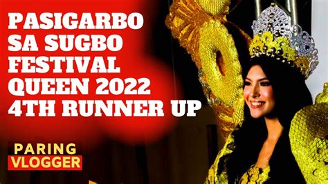 PASIGARBO SA SUGBO FESTIVAL QUEEN 4th Runner Up Qatari Semblante