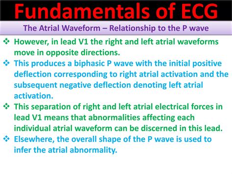 P wave abnormalities in ECG | PPT