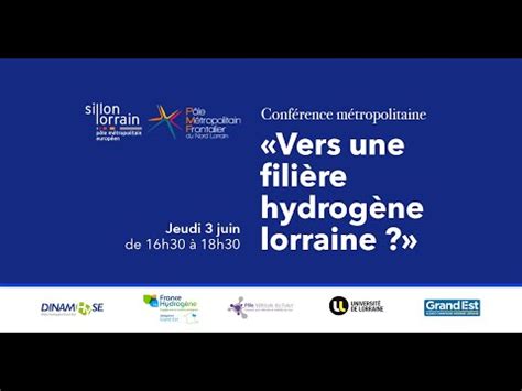 Vers une filière hydrogène lorraine 1 12 Conférence Métropolitaine