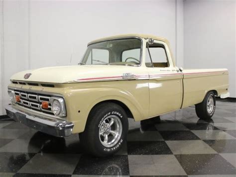 1964 Ford F 100 Custom Cab 98324 Miles Bengal Tan Pickup Truck 292 V8 3