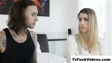 Hot Tranny Casey Kisses Loves Bigdick And Gets Railed