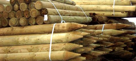 peeled machined  timber