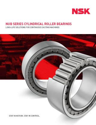 NSK Segment Roll Bearings Extreme Durability In Continuous Casting