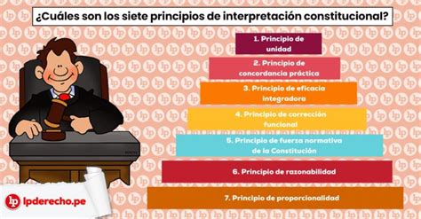 Cuáles son los siete principios de interpretación constitucional LP