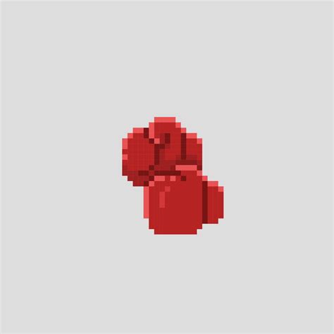 Boxing Glove In Pixel Art Style 23018462 Vector Art At Vecteezy