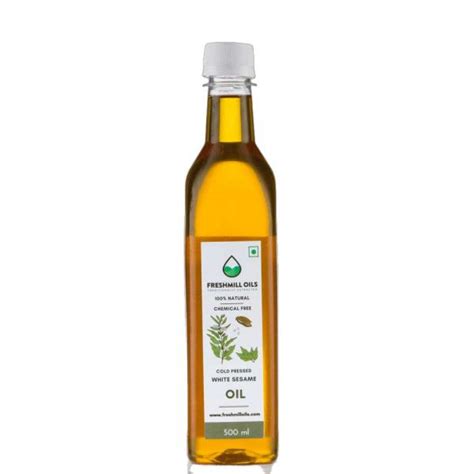 Cold Pressed White Sesame Oil Freshmill Oils Seniority