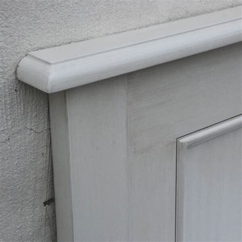 Bastille Headboard 12m High Antique White Antique White Jb Furniture