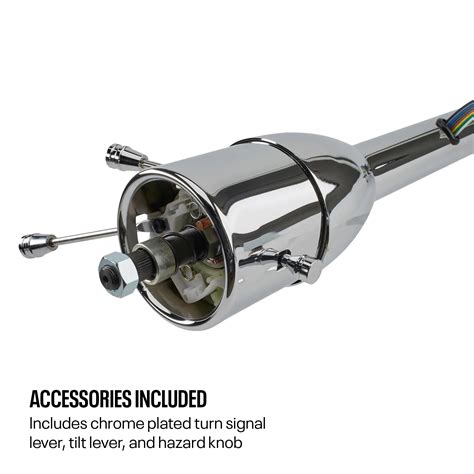 Standard Gm 5 Position Tilt Steering Column 32 Inch Long Chrome