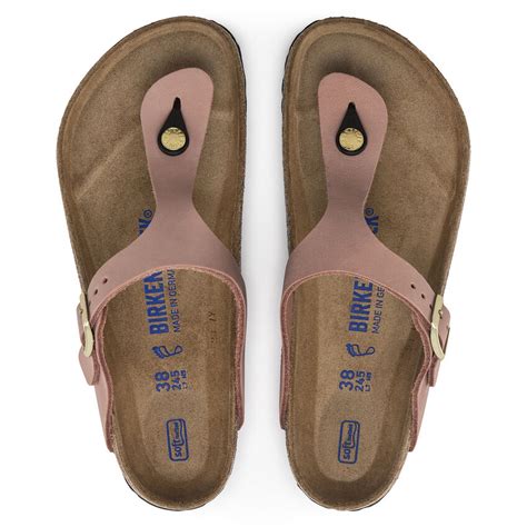 Birkenstock Ciabatta Infradito Gizeh Sfb Nubuck Leather 1024024 Old