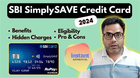 SBI SimplySAVE Credit Card Benefits And Charges Pro Cons