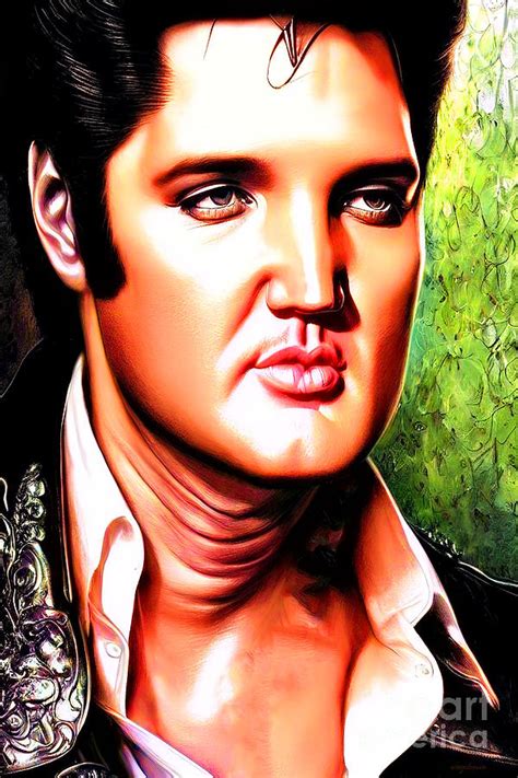 Elvis Presley The King Of Rock And Roll 20221101f Mixed Media By