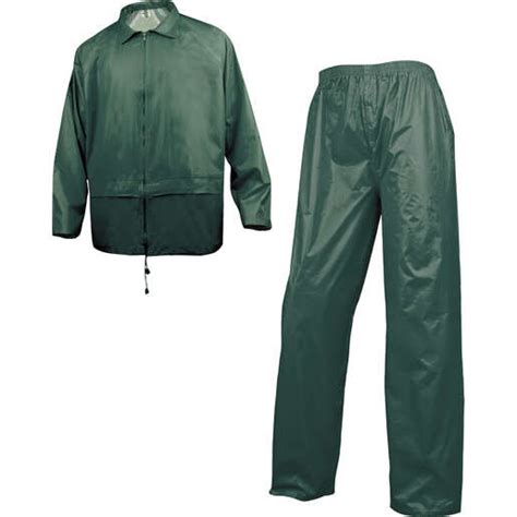 Ensemble Pluie Vert Xl Polyester Enduit Pvc