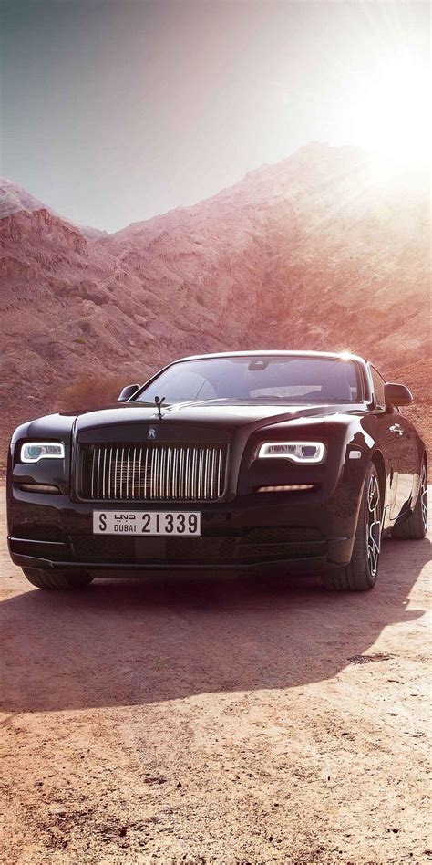 Wraith Rolls Royce Badge Black Wallpaper